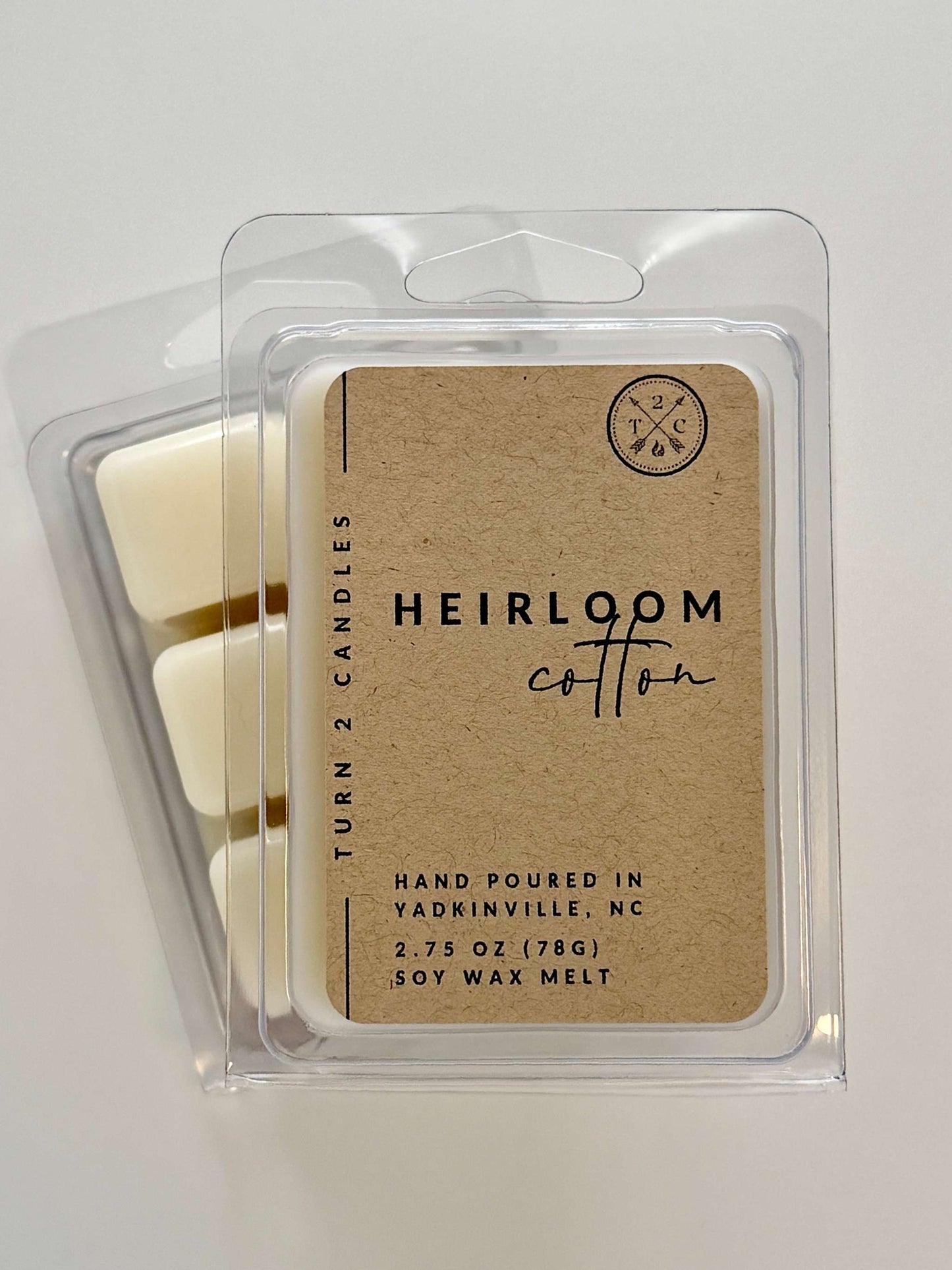 Premium soy wax melts hand-poured with clean, long-lasting fragrance in eco-friendly packaging