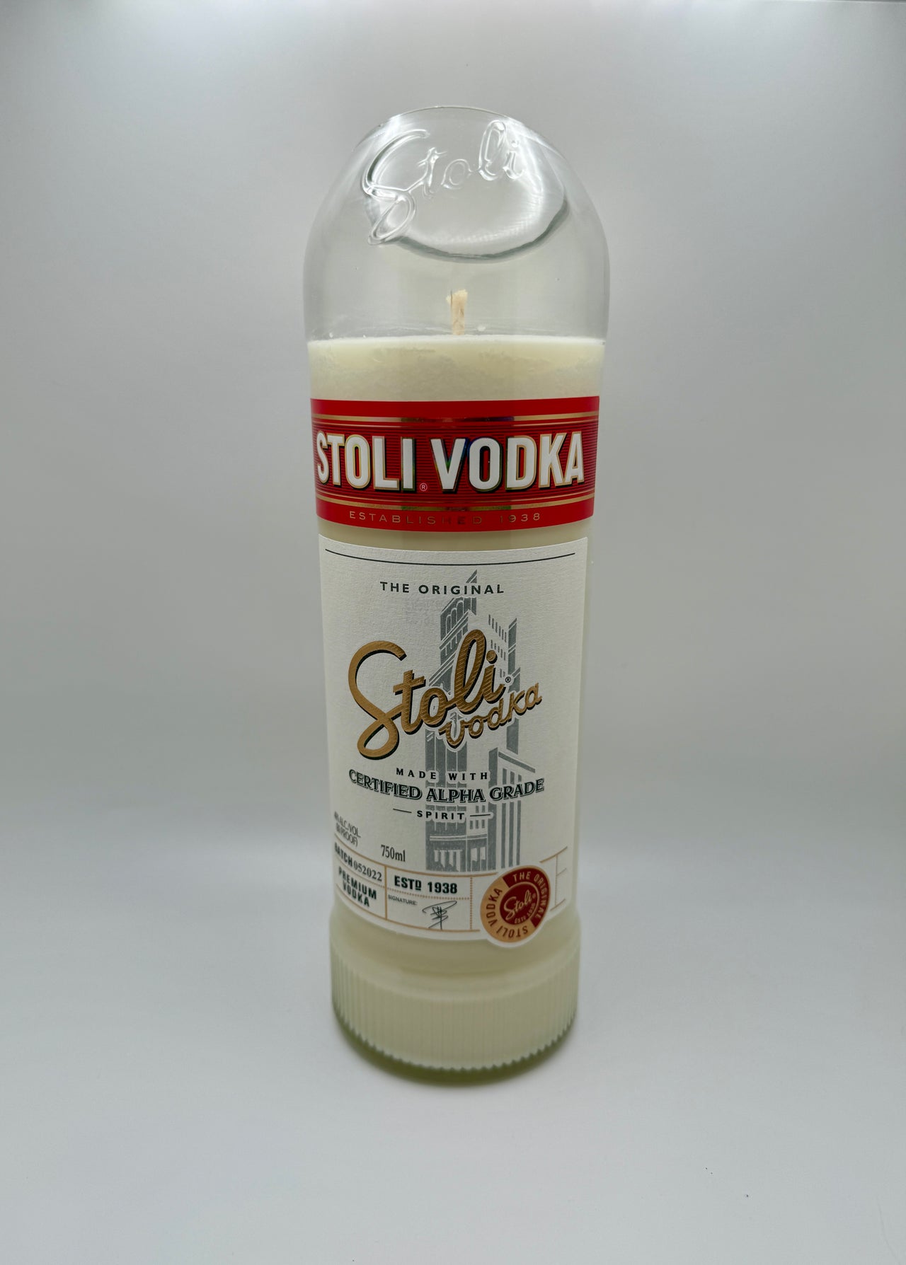 Alcohol Bottle Candle - Mango & Coconut Milk