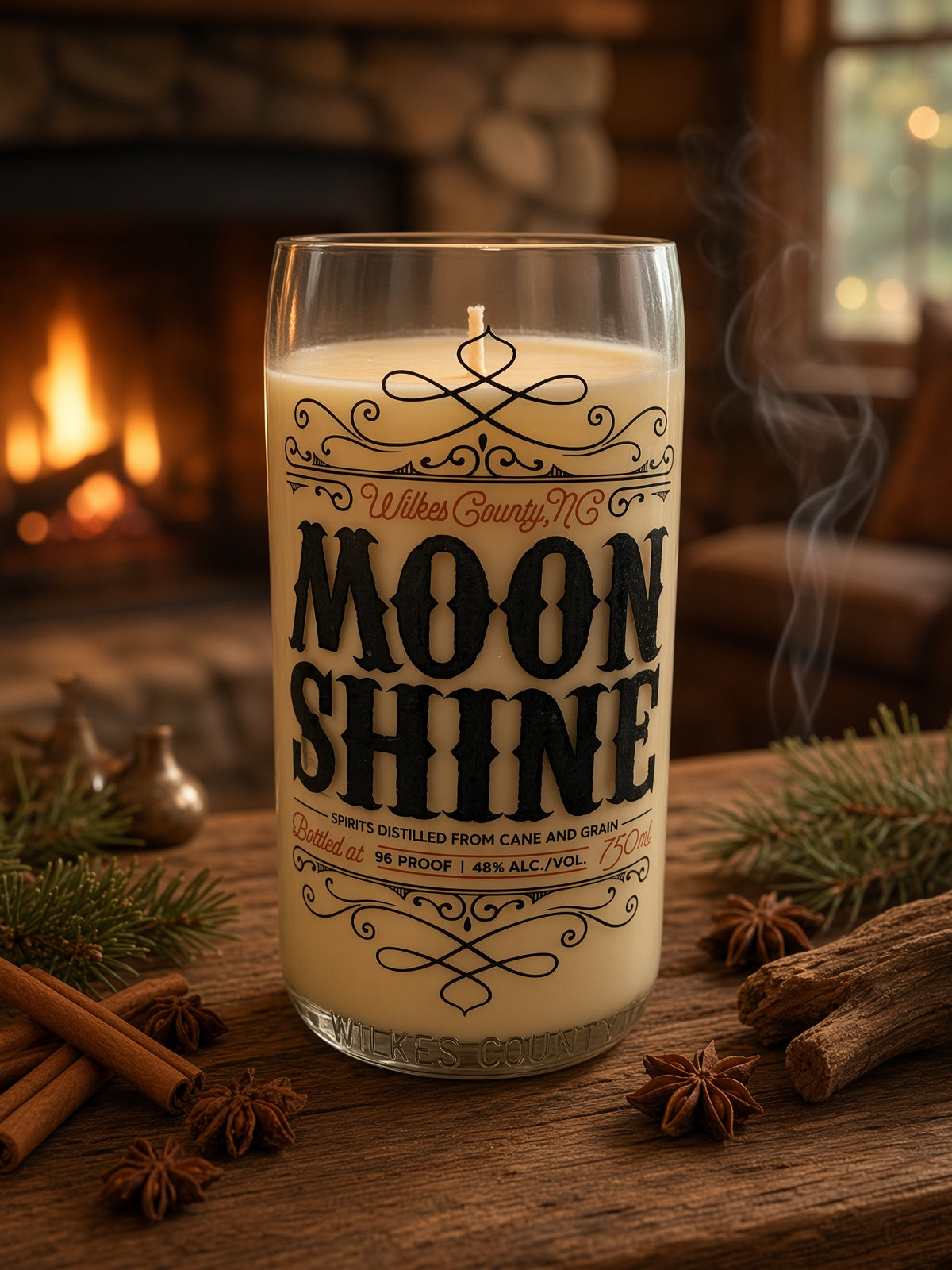 Upcycled Bottle Candle | Sweet Smoke