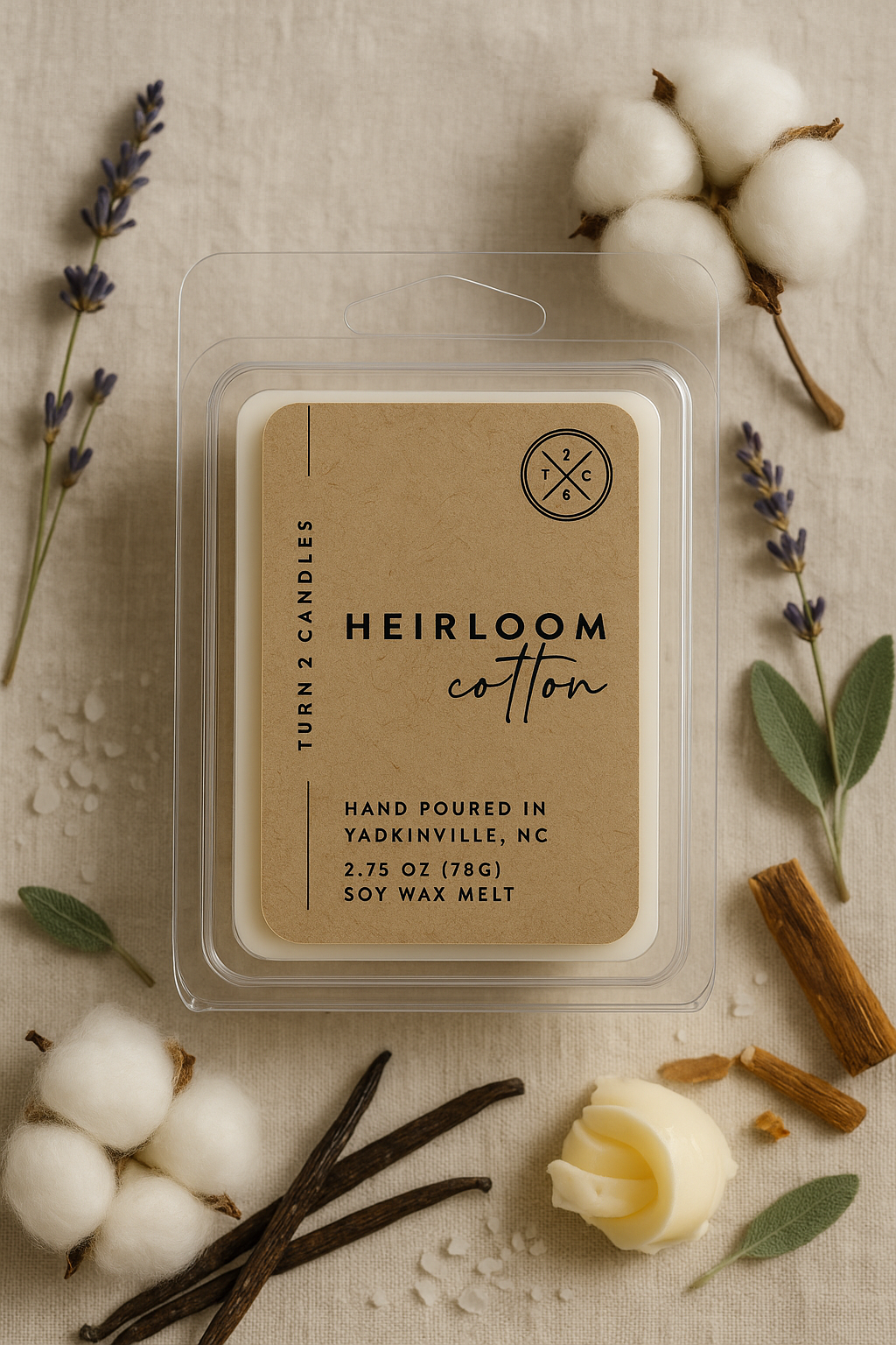 Premium Wax Melts soy wax handcrafted with clean, long-lasting fragrance in eco-friendly packaging