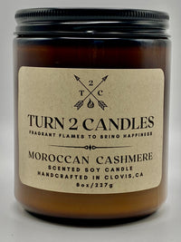 Thumbnail for Soy Wax Candle - Moroccan Cashmere - Premium Candle from Turn2Candles - Just $12! Shop now at Turn2Candles