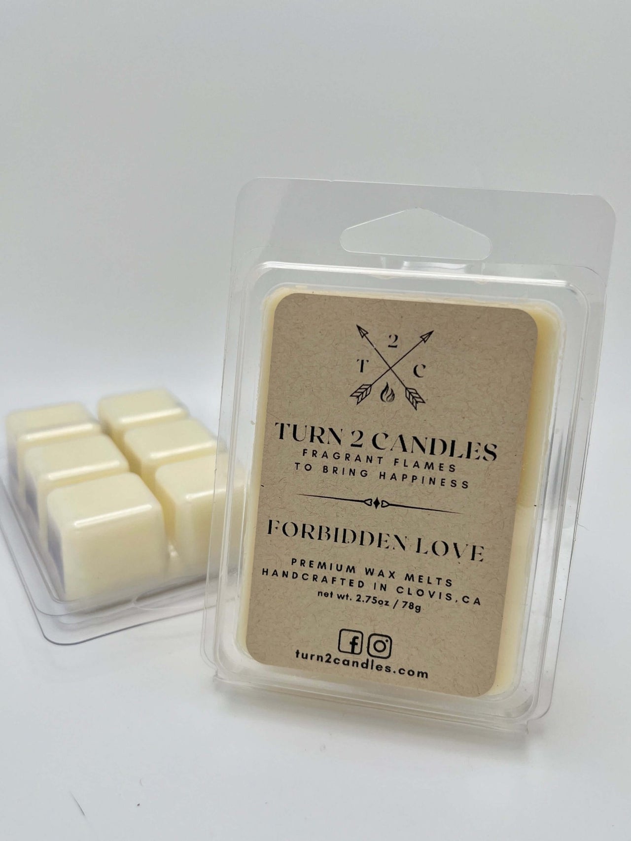 Soy Wax Melt - Forbidden Love - Premium Wax Melt from Turn2Candles - Just $5! Shop now at Turn2Candles